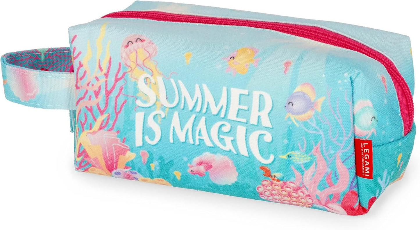 LEGAMI Thermal Beach Pouch Summer Is Magic 18x14x10