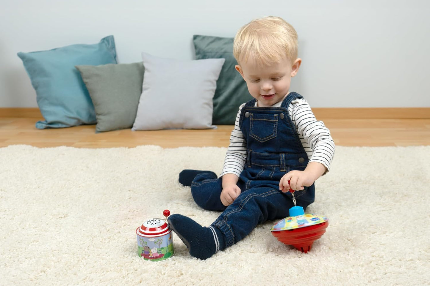 Peppa Pig Brummkreisel 13 cm – Motorikspielzeug ab 18 Monaten