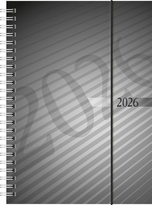 Kalender 2026 - Wochenplaner mit Wire-O-Bindung