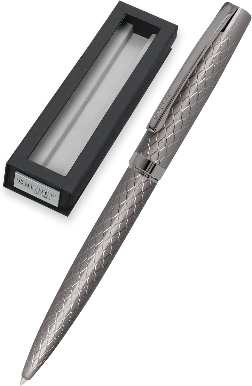 ONLINE Eleganza Diamond Titan - Premium Metall-Kugelschreiber mit Drehmechanik