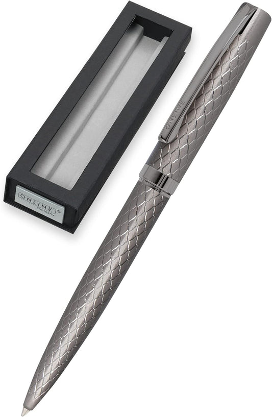 ONLINE Eleganza Diamond Titan - Premium Metall-Kugelschreiber mit Drehmechanik