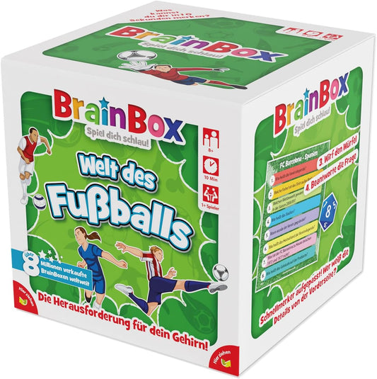 BrainBox Welt des Fußballs - Gedächtnisspiel für Kinder ab 8