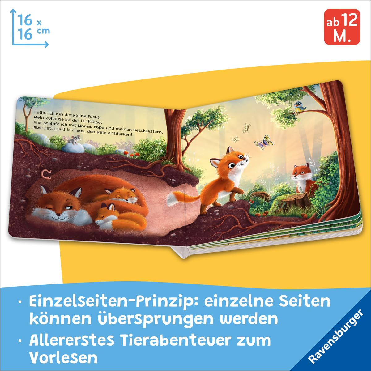 Hallo, hier bin ich! ruft der kleine Fuchs - Ravensburger