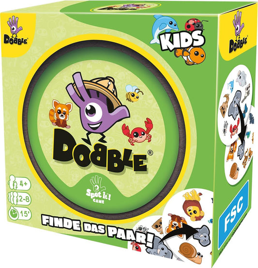 Dobble Kids – Schnelles Reaktionsspiel für Kinder ab 4 Jahren