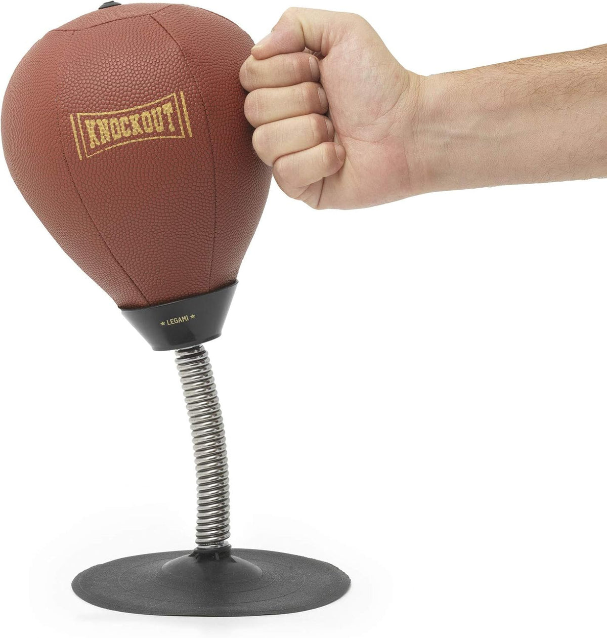 Legami Knockout Tisch-Boxbirne, Ø18 cm, mit Saugnapf
