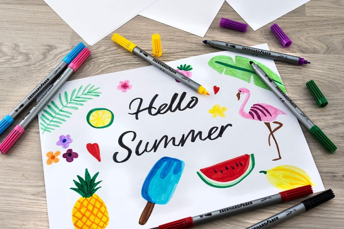 Eberhard Faber Doppelfasermaler 10 Farben