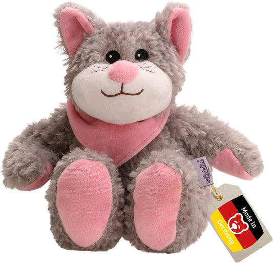 welliebellies® Wärmetier Katze groß - Kuscheltier mit Wärmekissen