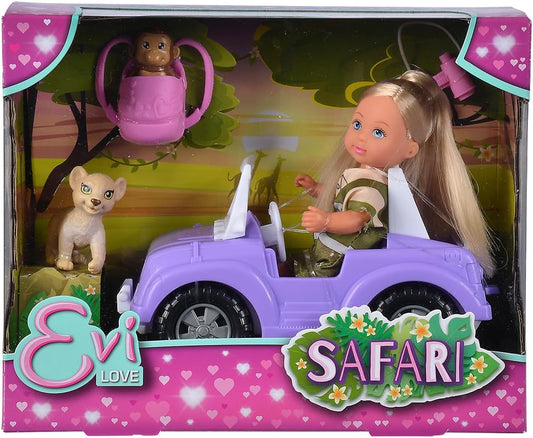Simba Evi Love Safari Puppe mit Jeep