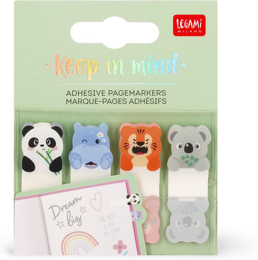 Legami Seitenmarker Keep in Mind Cute Animals – 80 Stk.