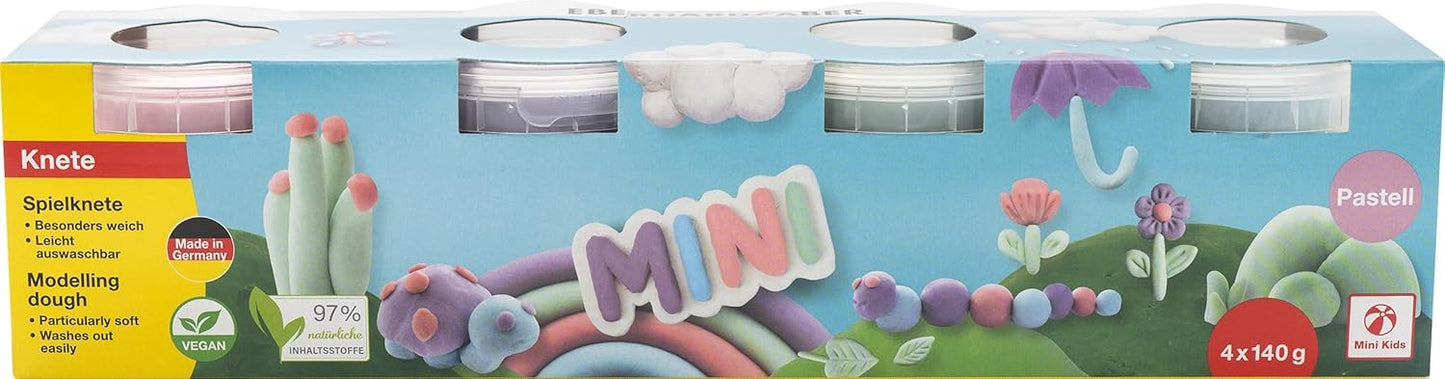 Eberhard Faber Spielknete Pastellfarben 4er-Set