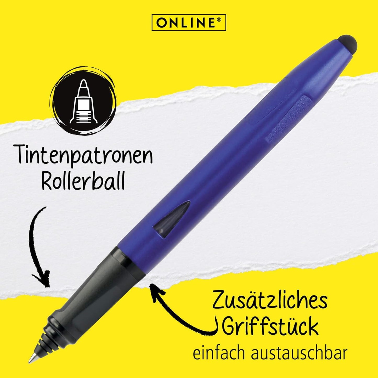 ONLINE Switch Starter Set Bright Blue – Füller & Rollerball