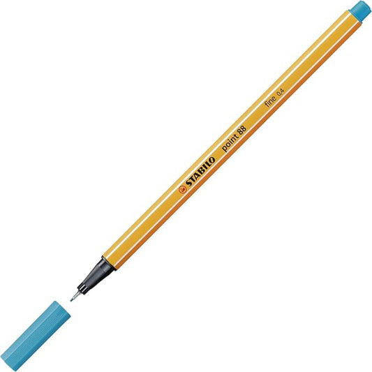 STABILO point 88 Fineliner - Hellblau - Präzise Linienführung für Profis