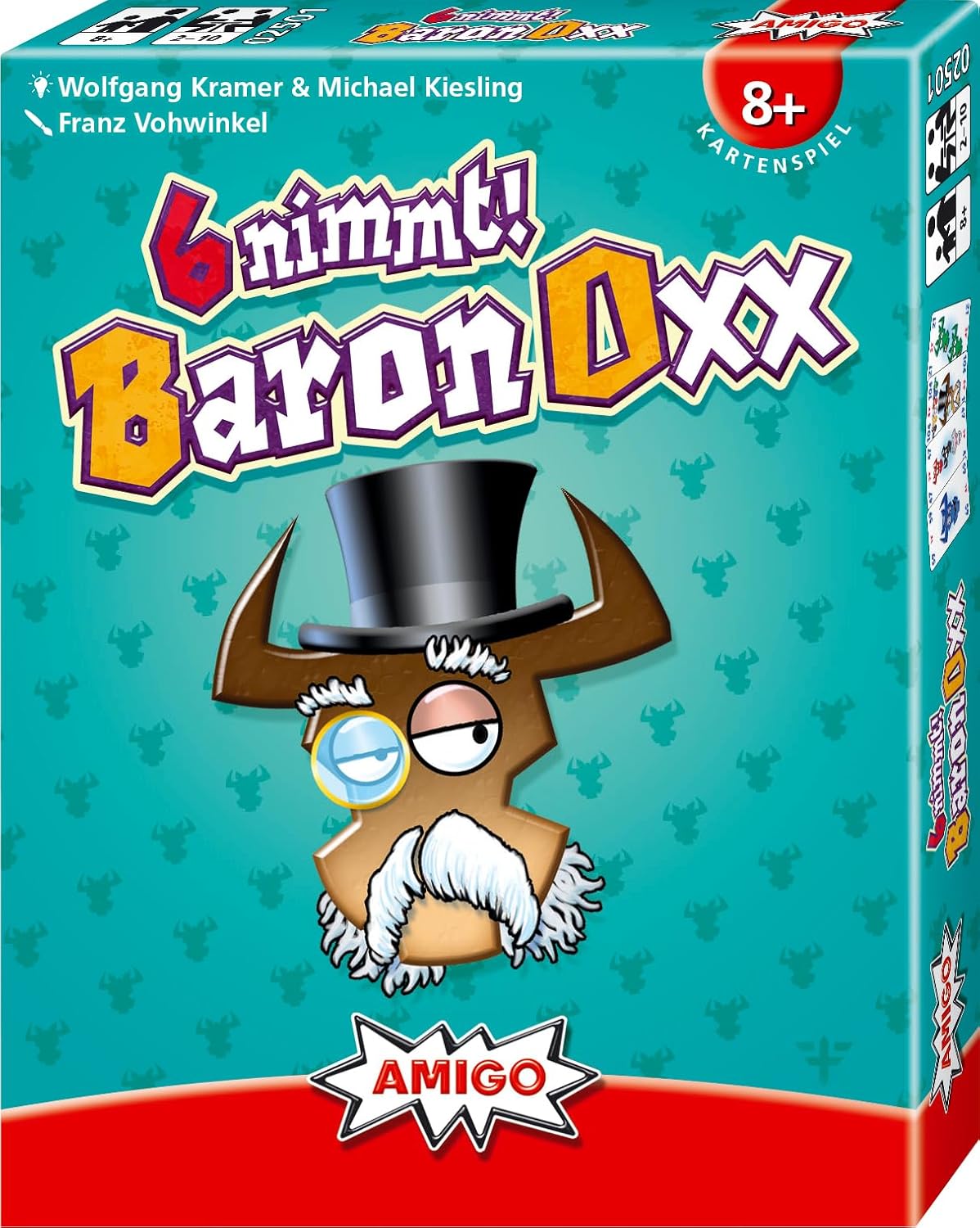 AMIGO 6 nimmt! Baron Oxx Kartenspiel für 2–5 Spieler