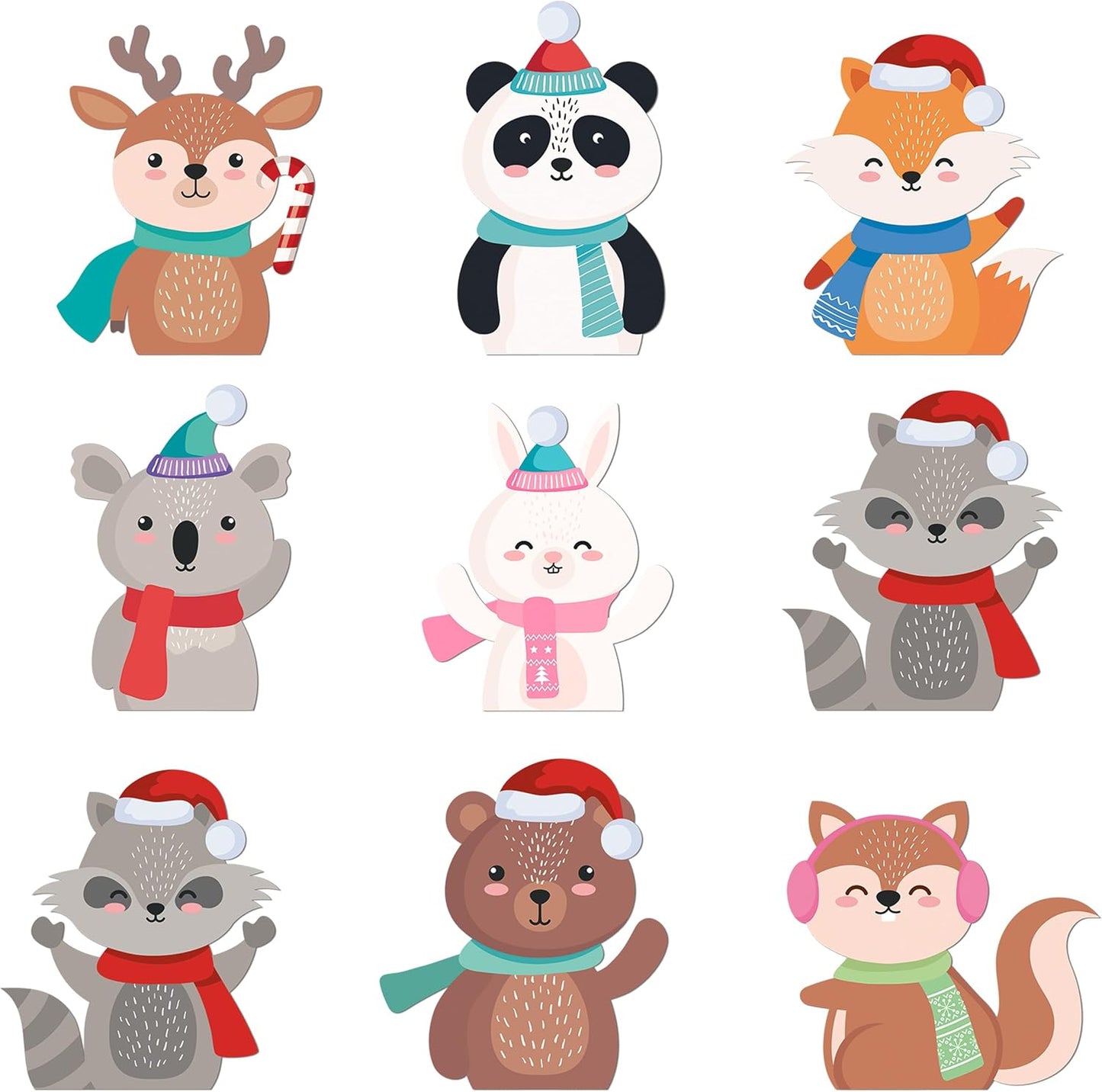 Adventskalender Winter Friends - 24 Tüten zum Befüllen FSC®