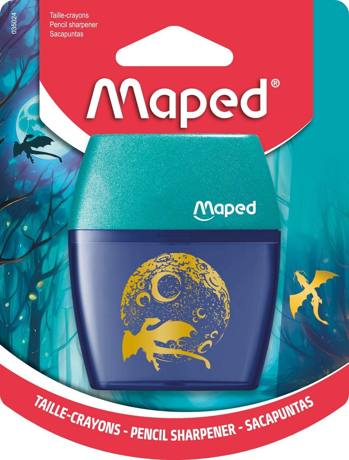Maped Dragon Shaker Anspitzer 2 Öffnungen Auffangbehälter