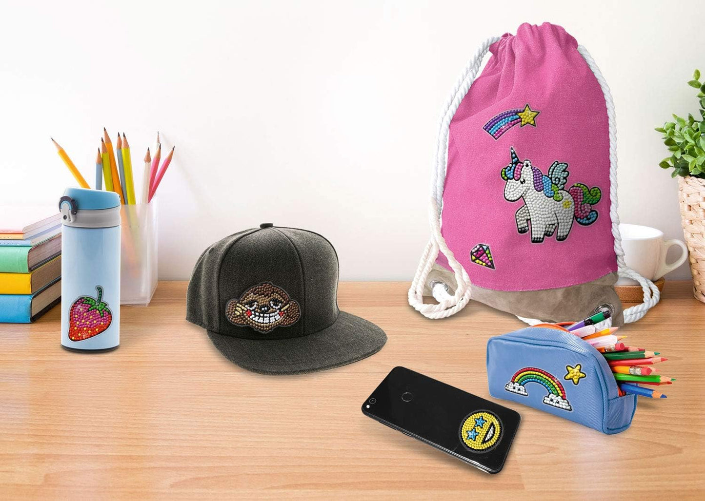 Diamond Painting Sticker Smileys - Kreatives Bastelset