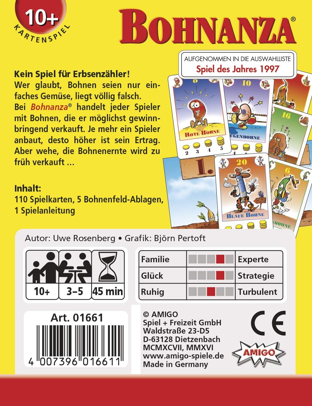 AMIGO Bohnanza – Das Kultkartenspiel, Mini-Edition