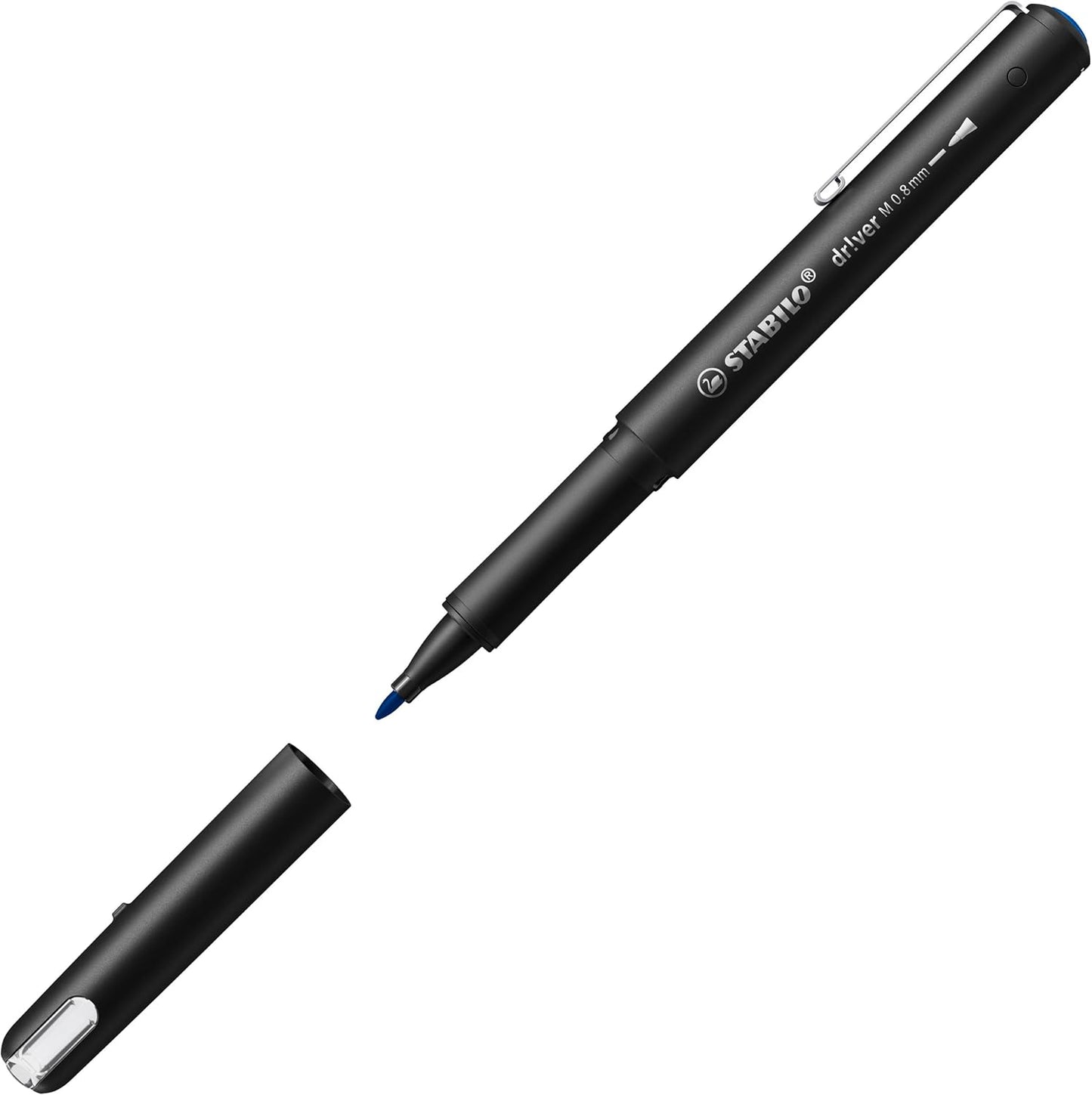 STABILO driver Faserschreiber blau 0,8 mm – Einzelstift