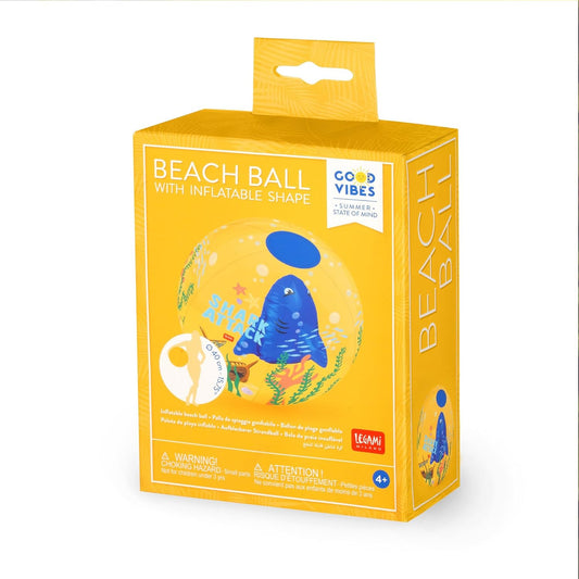 Legami Strandball Shark aufblasbar Ø 40 cm PVC