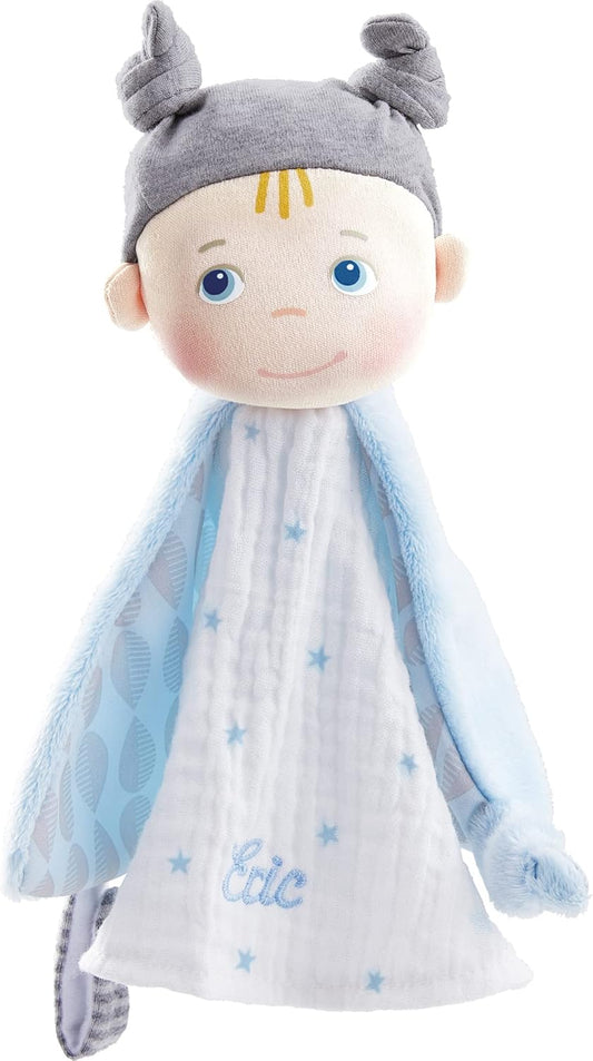HABA Schmusetuch-Püppchen Eric - 2in1 Kuscheltuch & erste Puppe für Babys ab 0 Monaten