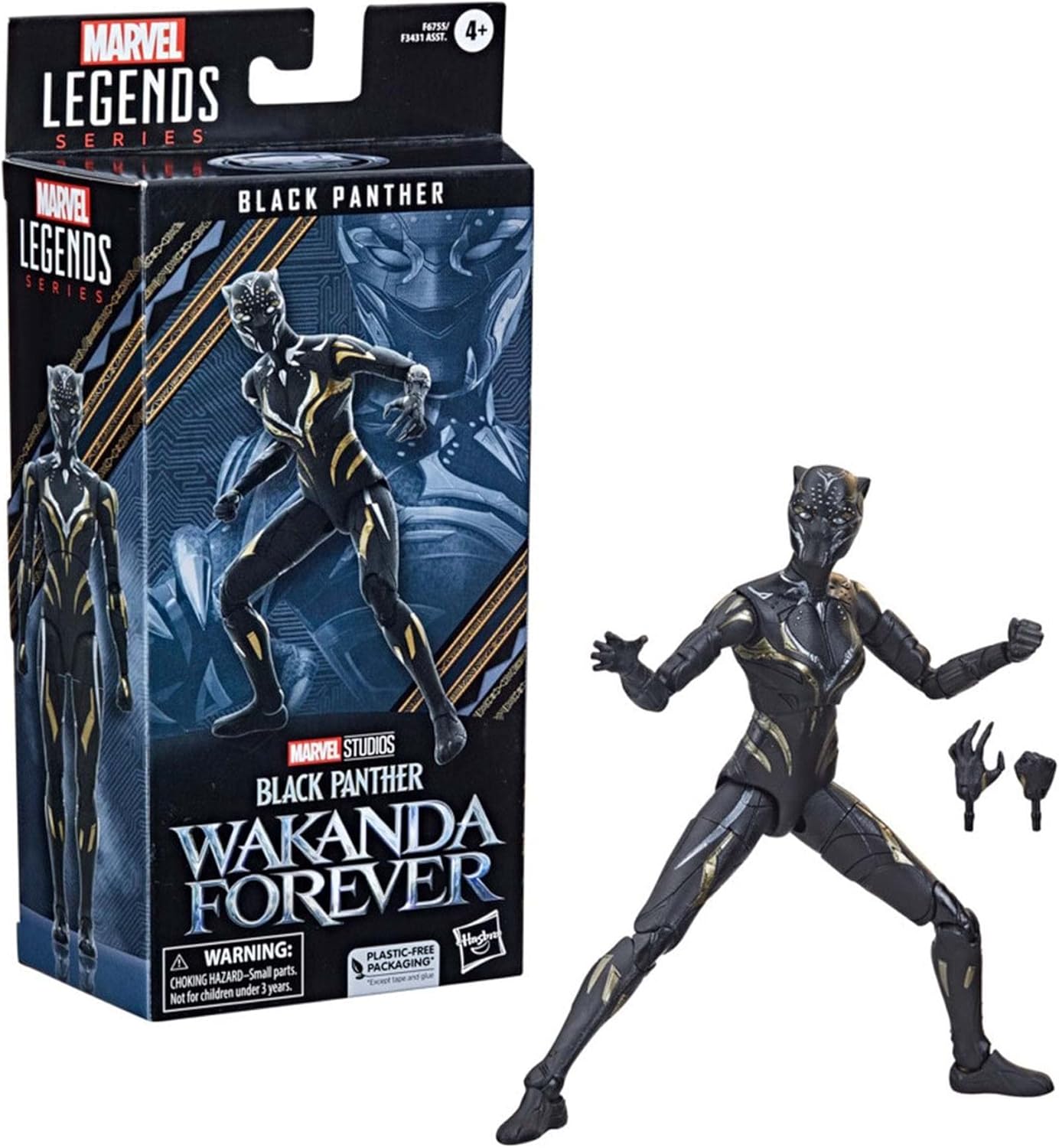 Marvel Legends Black Panther Wakanda Forever - Premium Sammelfigur 15cm