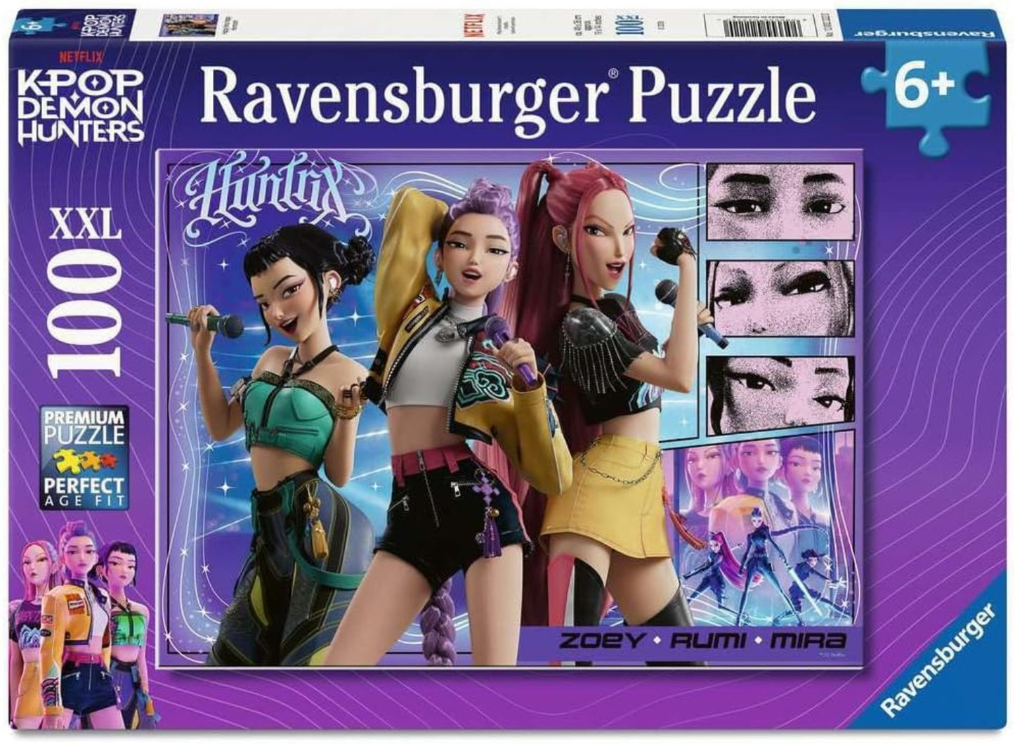 Ravensburger KPop Demon Hunters 100 Teile XXL Puzzle ab 6 Jahren