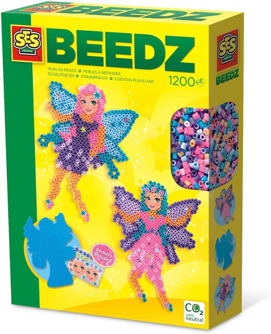 SES Creative Bügelperlen-Set Elfen & Feen - 1200 Perlen