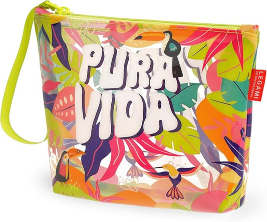 Legami Beach Pouch Pura Vida Mare transparent 20x16 cm