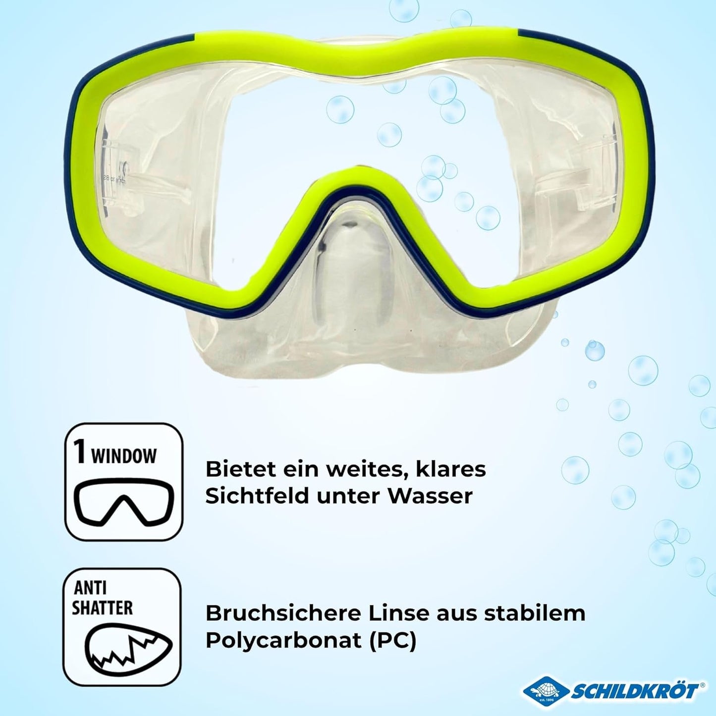 Schildkröt Junior Schnorchel Set Toku 2-teilig ab 4 J.