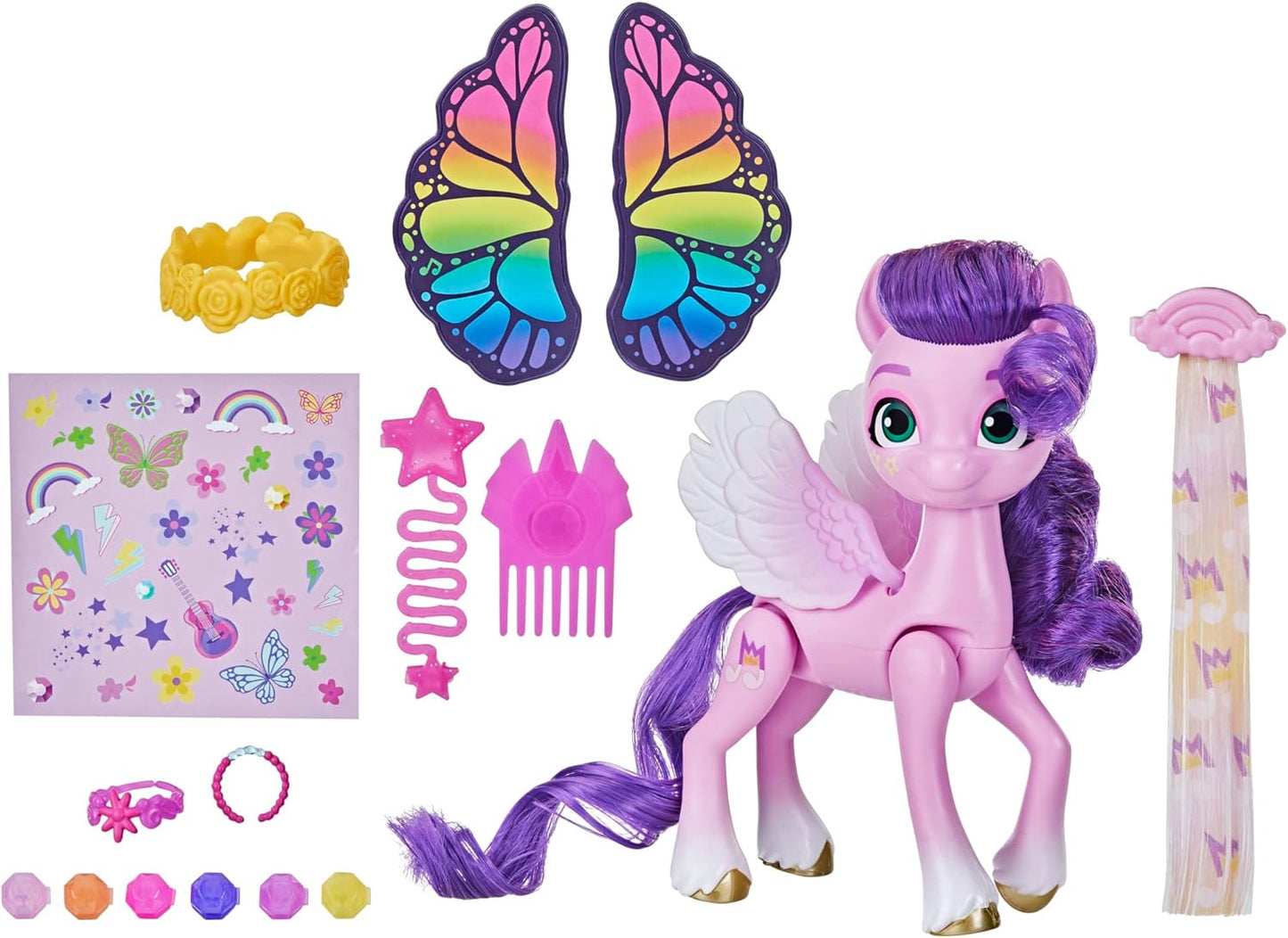 My Little Pony Prinzessin Ruby Blütenblätter mit Zubehör F6453