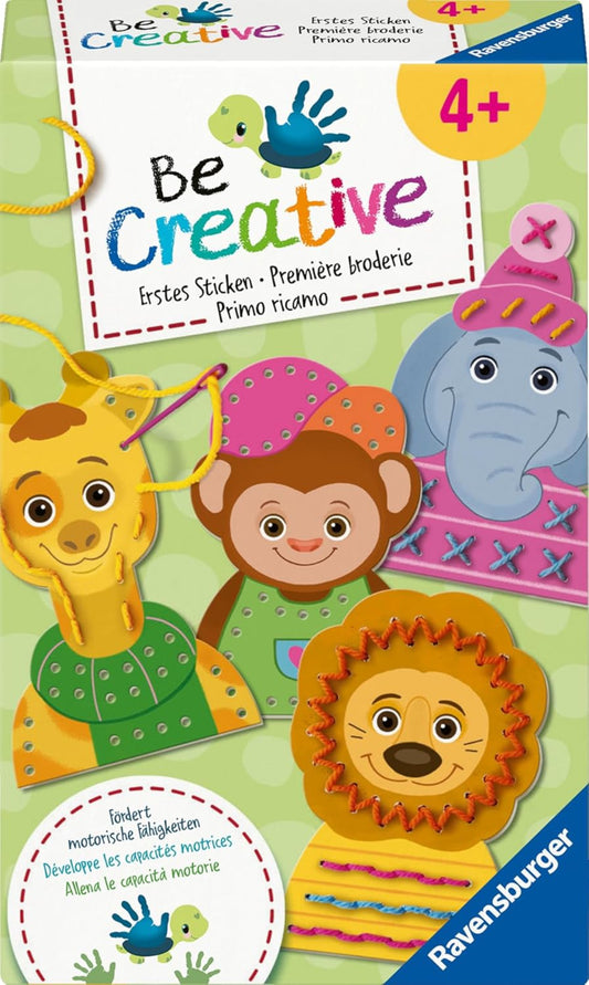 Ravensburger BeCreative Erstes Sticken Bastelset Kinder ab 4