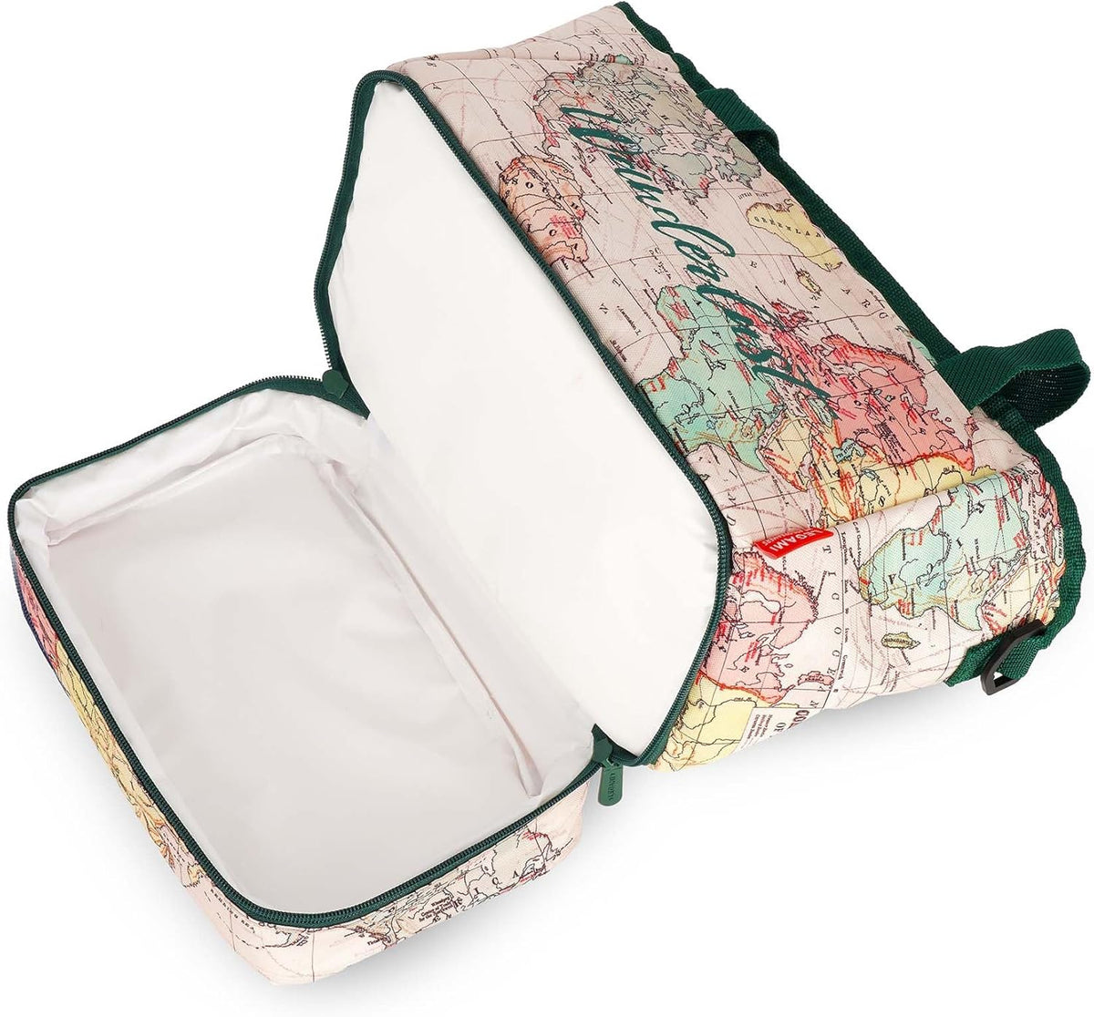 Legami Lunch Bag Travel, 10,8 L, 33x22x15 cm, RPET