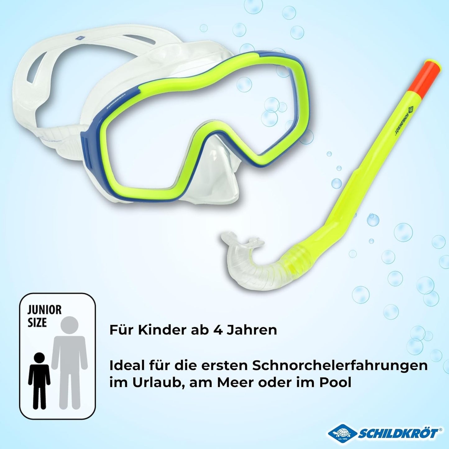 Schildkröt Junior Schnorchel Set Toku 2-teilig ab 4 J.