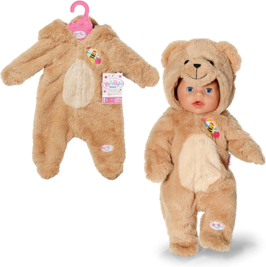 BABY born Bärenkuschelanzug 43cm – Zapf Creation Puppenkleidung