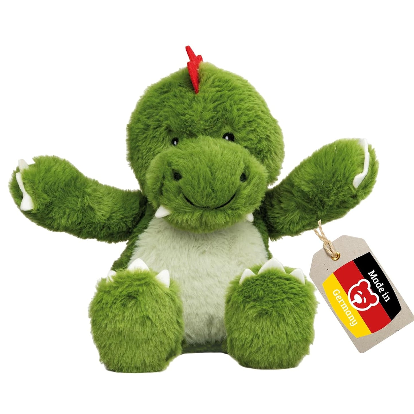 welliebellies® Wärmetier Dino groß - Kuscheltier mit Körnerkissen