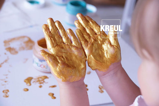 KREUL MUCKi Funkel Fingerfarben 4x150ml ab 2 Jahren