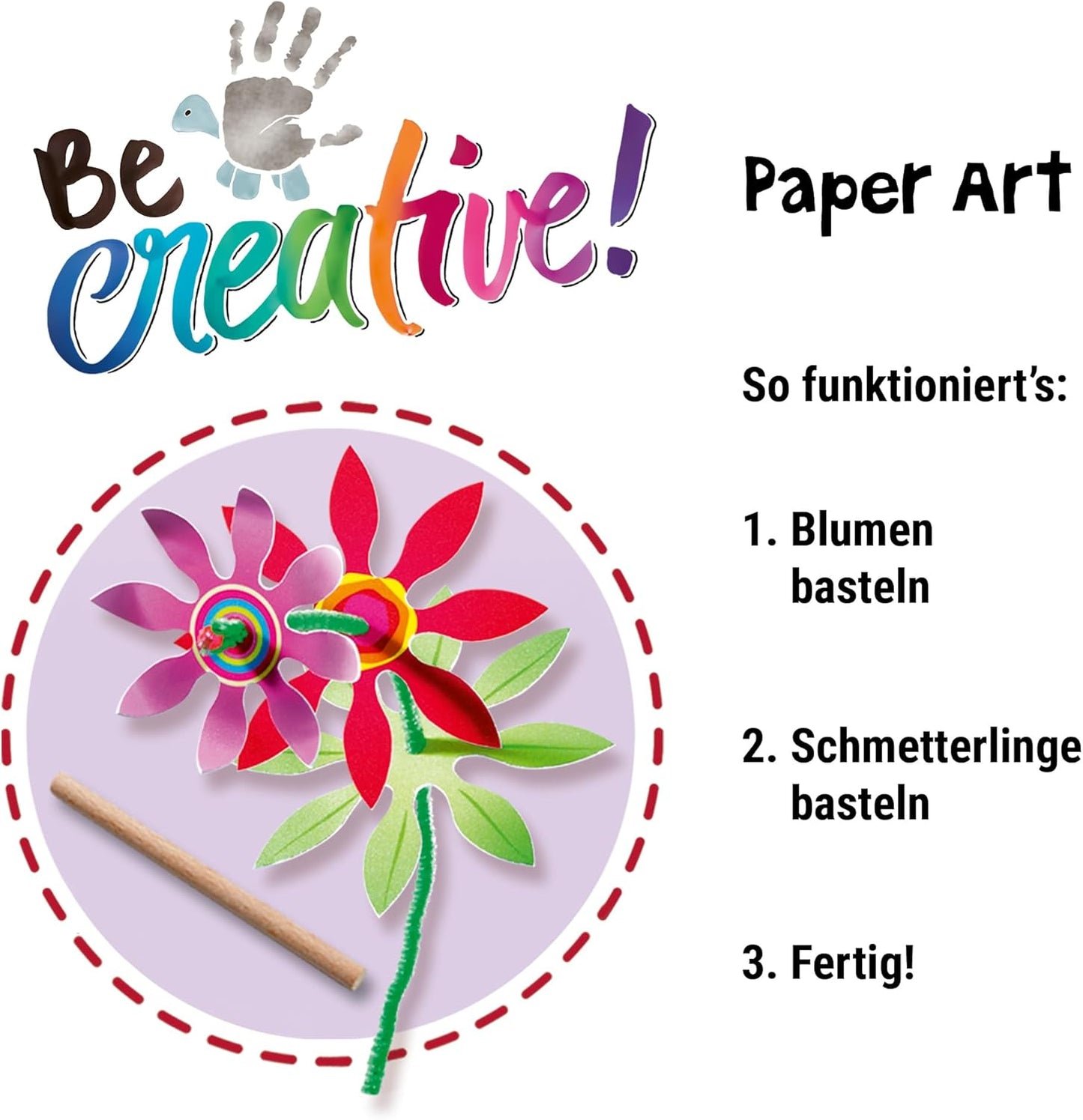 Ravensburger BeCreative BC Mini Flowers & Butterflies Bastelset 23678