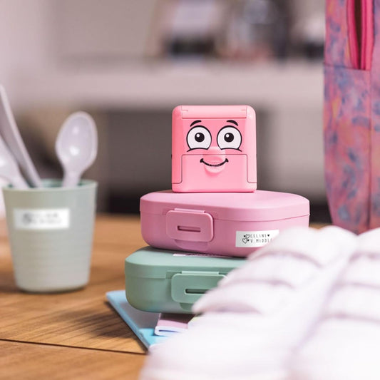 COLOP MARKY Markier-Set rosa – Namens-Stempel für Kinder