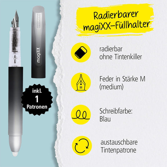 ONLINE Füllhalter MagiXX Dark Shadow - Eleganter Schulfüller