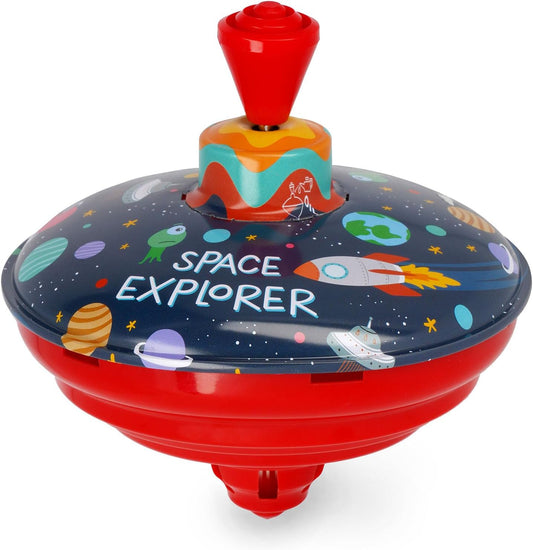 Legami Spin Me Round Metallkreisel Space, Ø13 cm