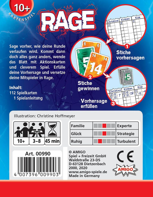Rage – AMIGO Kartenspiel Stichspiel ab 10 Jahren