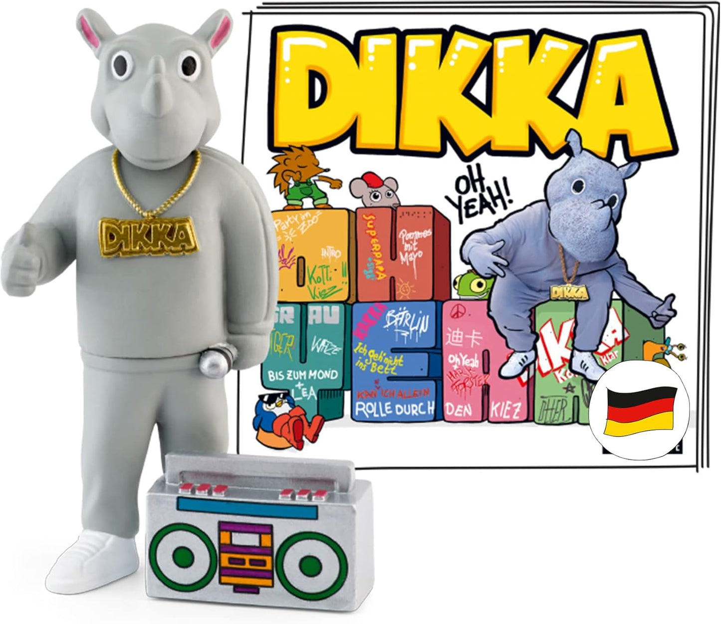 tonies® Hörfigur DIKKA - Oh yeah! 13 Kinderlieder ab 5 J.