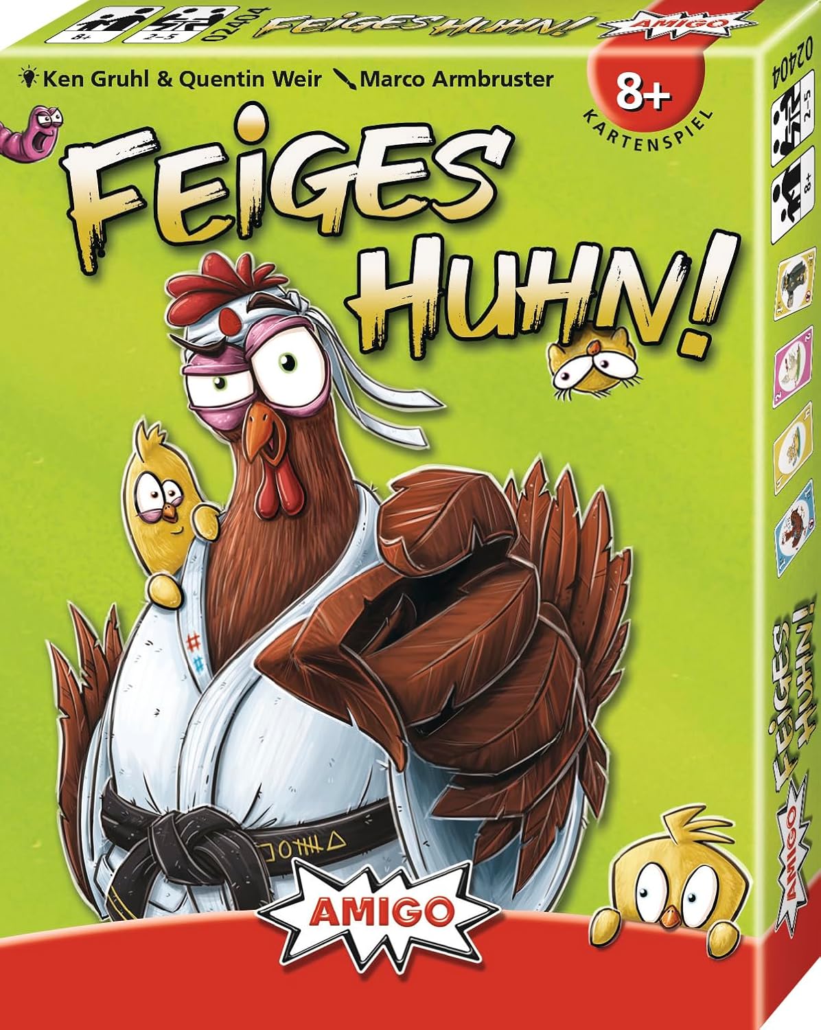 Feiges Huhn! Kartenspiel AMIGO – 2–5 Spieler ab 8 J.