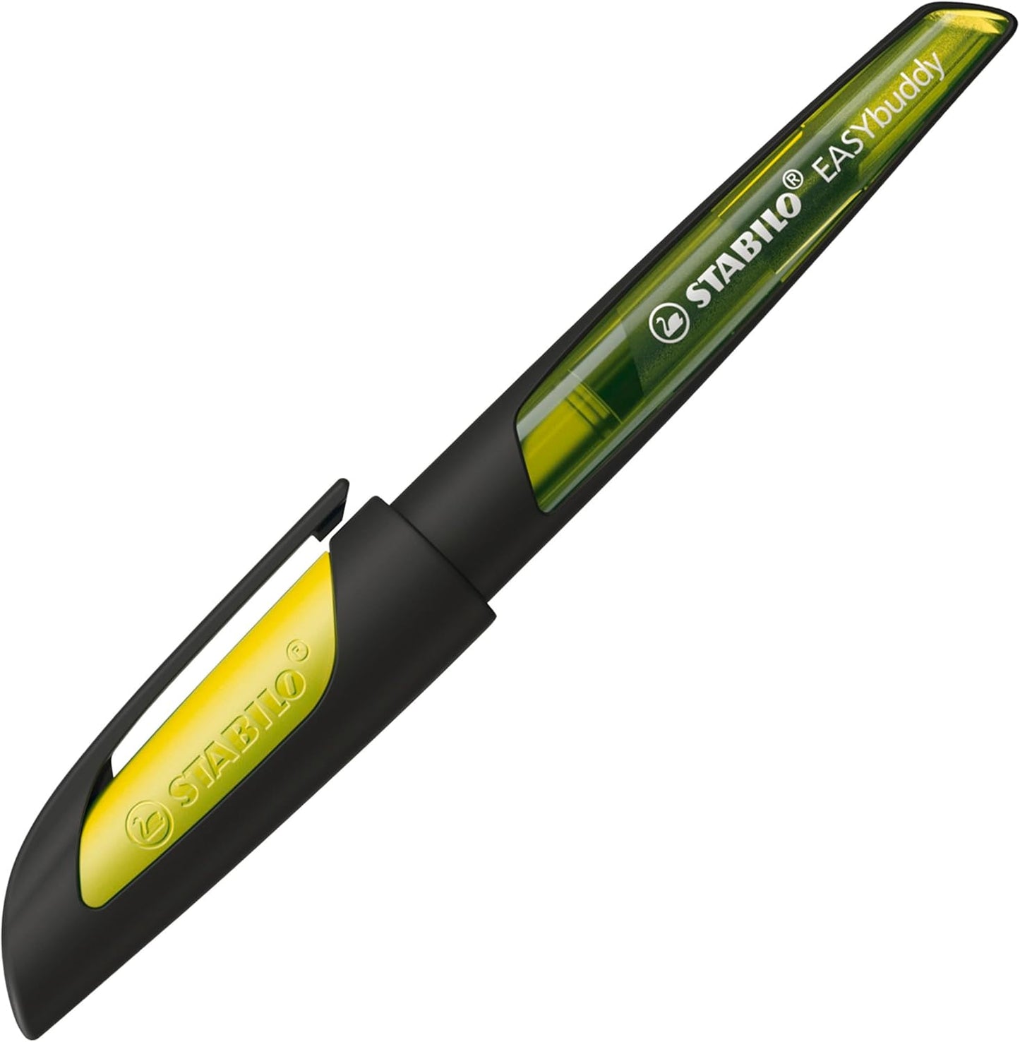 STABILO EASYbuddy Füller schwarz/limette Feder L Linkshänder