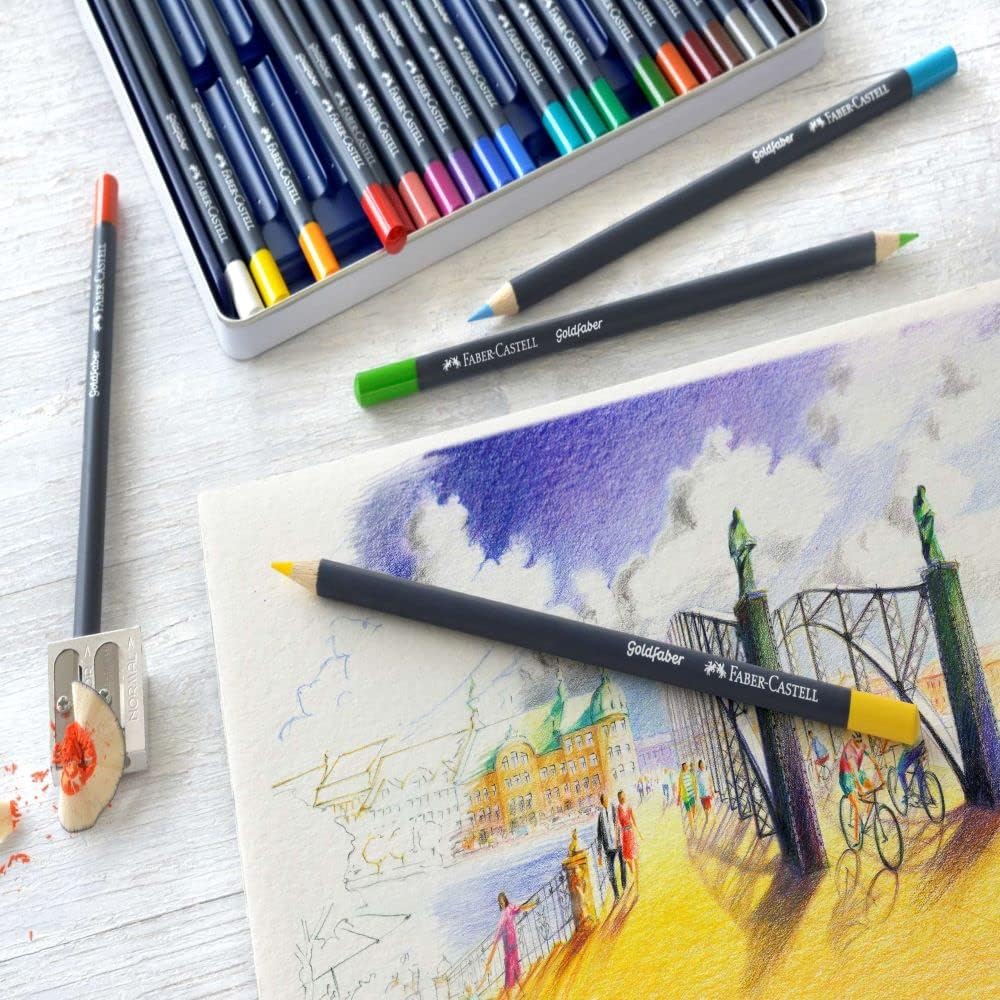 Faber-Castell Goldfaber 36 Farbstifte im Metalletui
