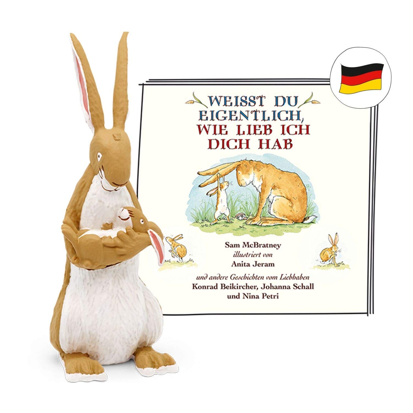 tonies Hörfiguren für Toniebox - Weißt du eigentlich, wie lieb ich Dich hab? - Hörbuch mit Liedern für Kinder ab 3 Jahren