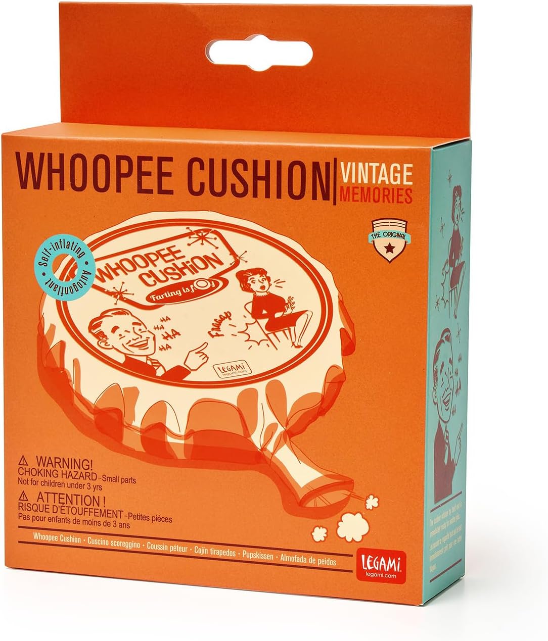 Legami Whoopee Cushion Pupskissen – selbstaufblasend