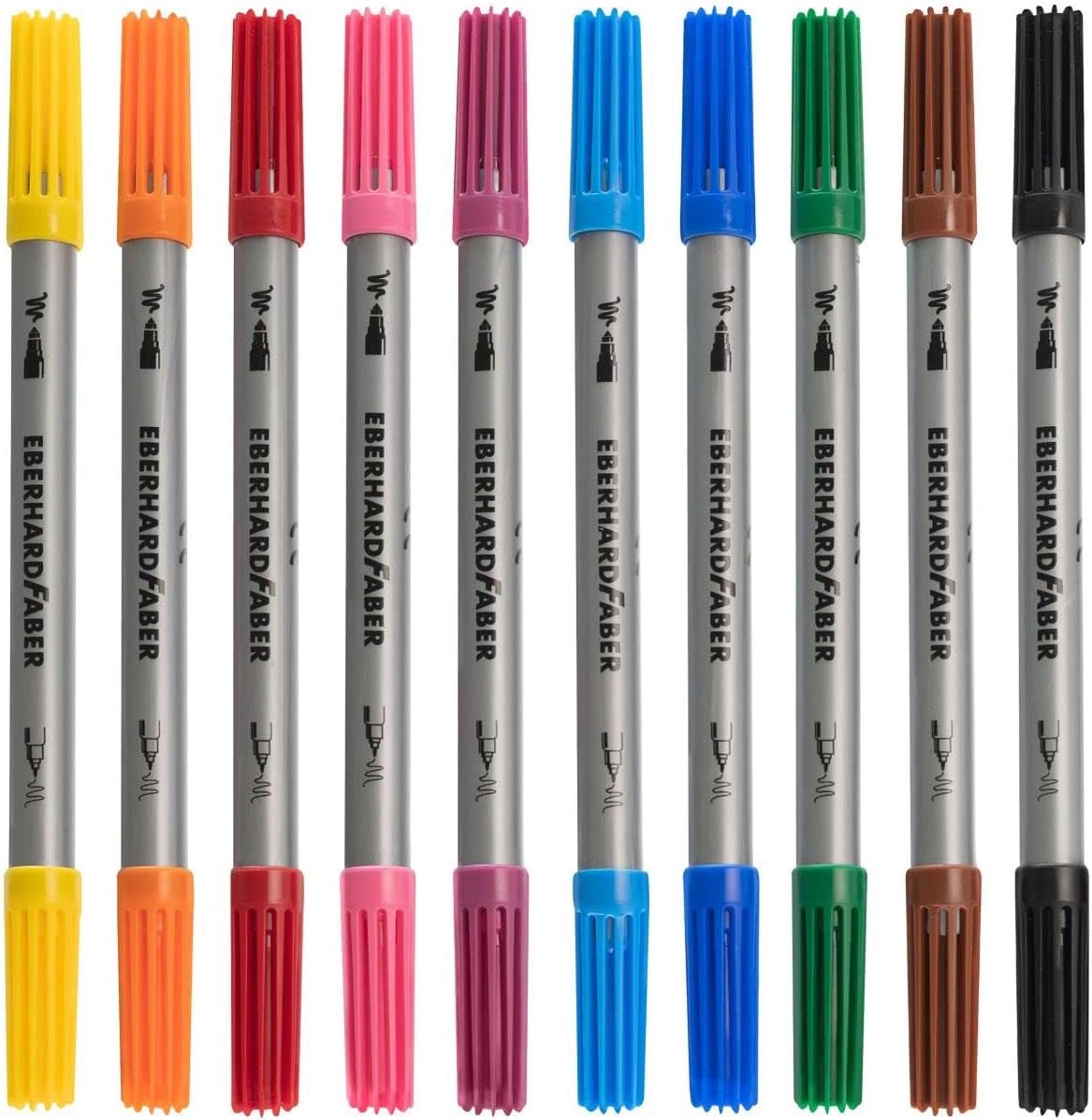 Eberhard Faber Doppelfasermaler 10 Farben