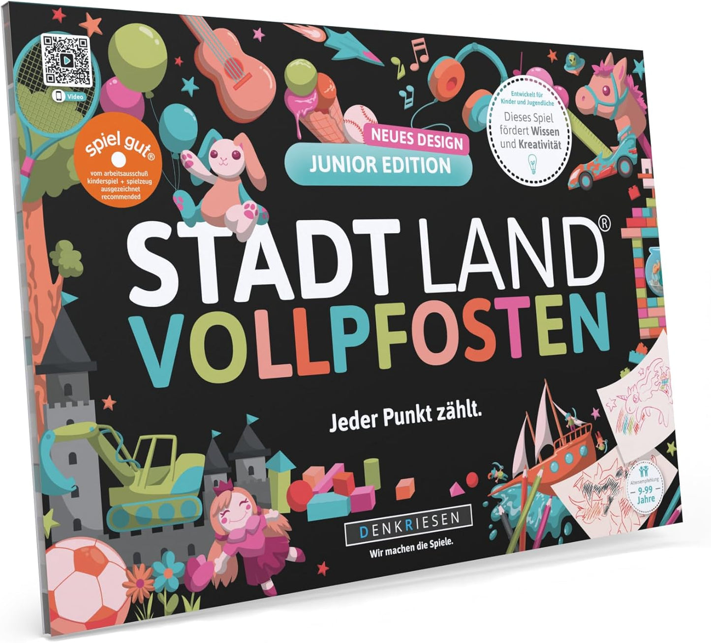 Stadt Land Vollpfosten Junior – Spielspaß ab 8 Jahren