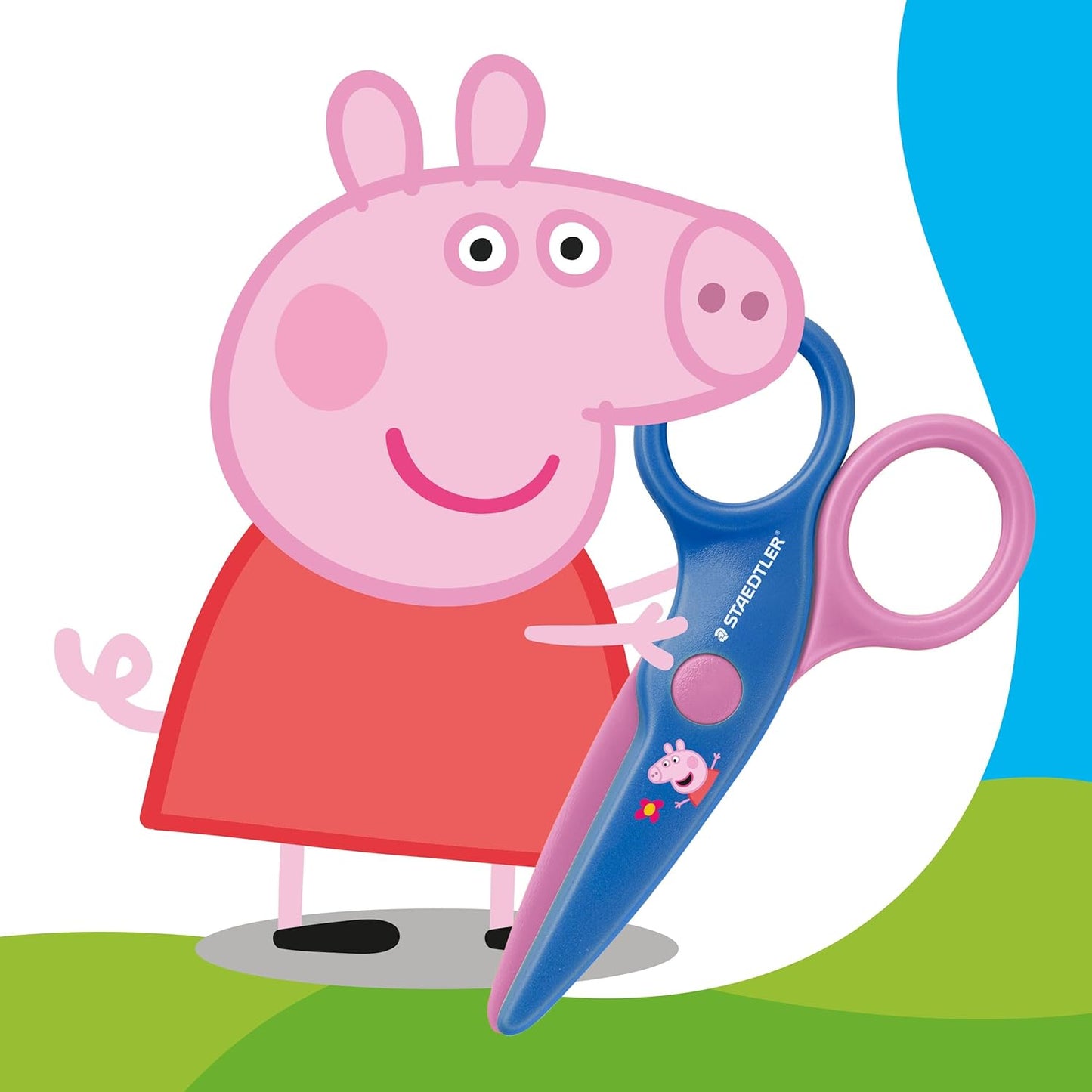 STAEDTLER Kinderschere Peppa Wutz – sicher, kompakt, ergonomisch